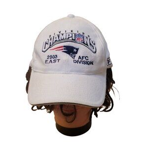 Vintage New England Patriots NFL Reebok Hat‎ 2003 Division Champs AFC Sportswear